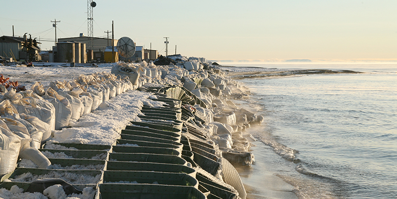 For residents of Kivalina in northwest Alaska, constructing a new water and wastewater system for the entire village is not an option. Due to effects of climate change, Kivalina intends to relocate to escape the ongoing vulnerability to flooding and erosion.