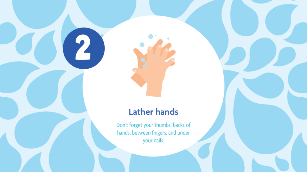 Hand washing Tips 2: Lather hands